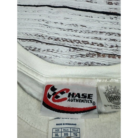 Vtg Kyle Busch m&m’s Racing All Over Print T Shirt NASCAR Chase Authentics XL - Picture 2 of 4